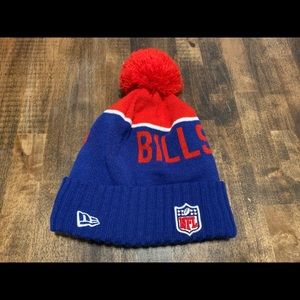 Buffalo Bills New Era Pom Beanie Hat